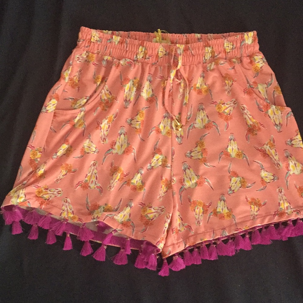 Simply southern tassel shorts